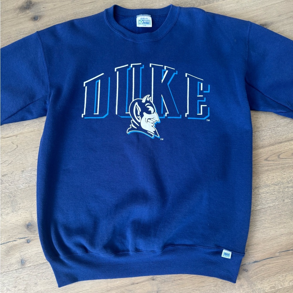 Rare Vintage Duke University Blue Crewneck Sweater